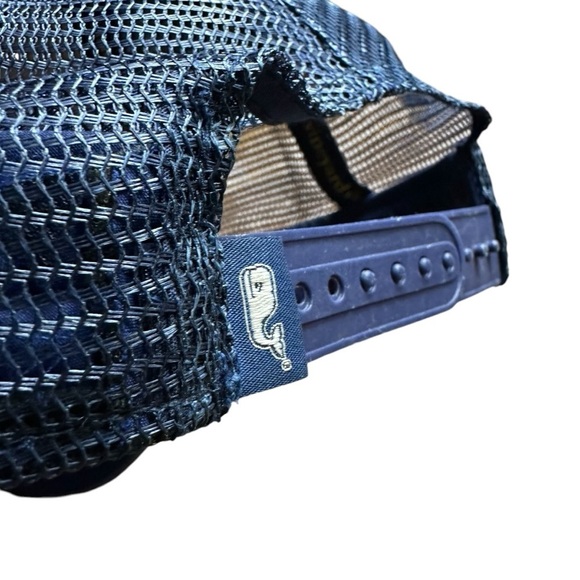 Vineyard Vines Heather Blue Baseball Cap Trucker Hat - Picture 7 of 10